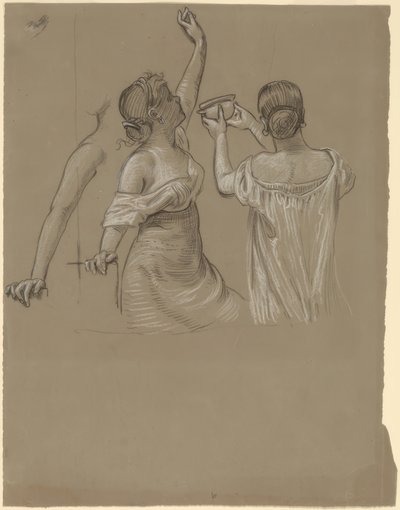 Dionüszoszi mulatozók alkotó: Elihu Vedder