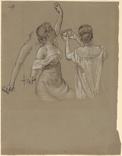 Dionüszoszi mulatozók alkotó: Elihu Vedder