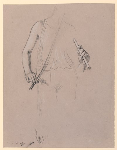 Ábratanulmány: Jelmezes férfi alkotó: Elihu Vedder
