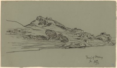 Nílusi utazás, Ptolemaiosz Tmui alkotó: Elihu Vedder