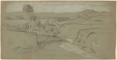 Római táj alkotó: Elihu Vedder
