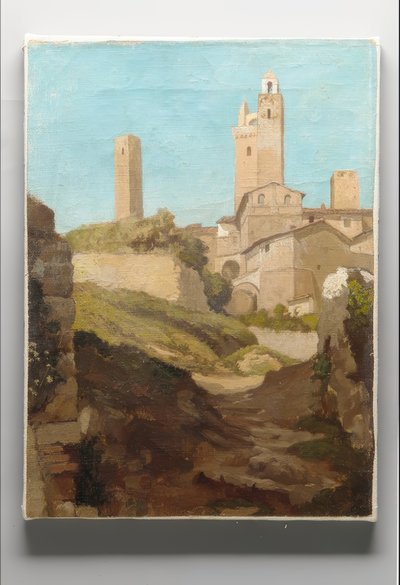 Szent Gimignano alkotó: Elihu Vedder
