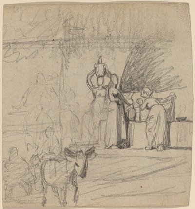 Fiú és Szamár alkotó: Elihu Vedder