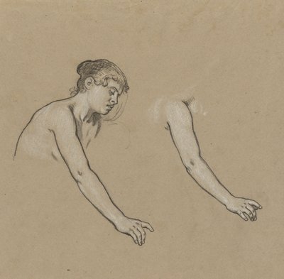 Tanulmányok a tél alakjához alkotó: Elihu Vedder