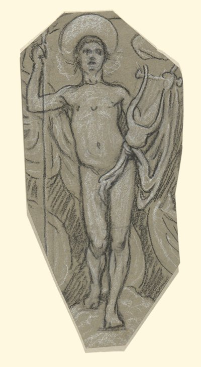 Tanulmány az Apollo számára alkotó: Elihu Vedder