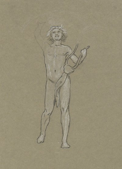 Tanulmány az Apollo számára alkotó: Elihu Vedder