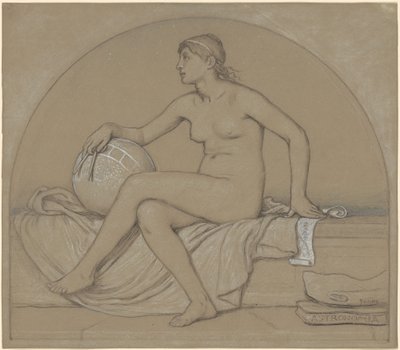 Tanulmány a csillagászathoz alkotó: Elihu Vedder