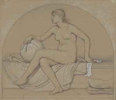 Csillagászati tanulmány, 1892. alkotó: Elihu Vedder