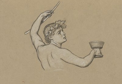 Tanulmány az ősz alakjához alkotó: Elihu Vedder