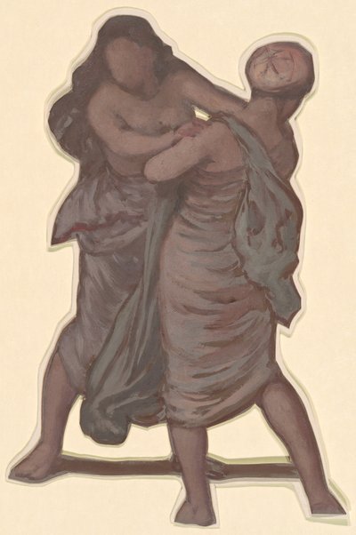 Tanulmány görög lányok fürdőzéséhez, c. 1872. alkotó: Elihu Vedder