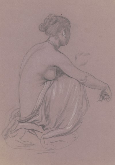 Tanulmány görög lányok fürdőzéséhez, c. 1872. alkotó: Elihu Vedder