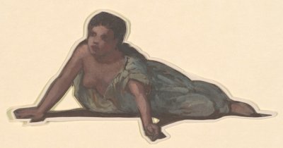 Tanulmány görög lányok fürdőzéséhez, c. 1872. alkotó: Elihu Vedder