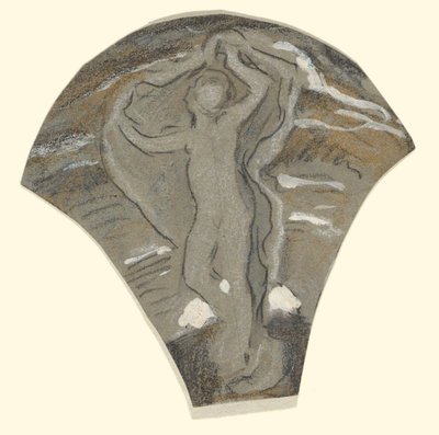 Tanulmány Lunának alkotó: Elihu Vedder