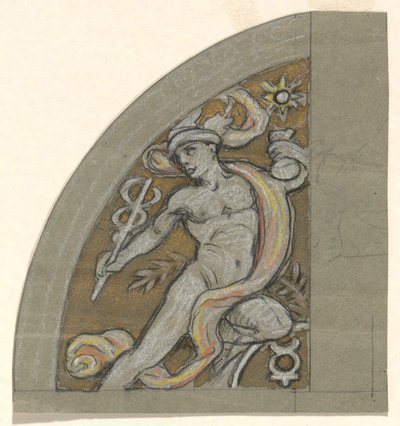 Tanulmány a Mercury számára alkotó: Elihu Vedder