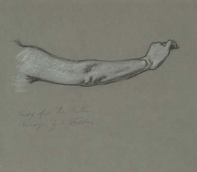 Tanulmány a csillagokban gyülekező sorsokhoz, 1884-1887. alkotó: Elihu Vedder