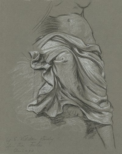 Tanulmány a csillagokban gyülekező sorsokhoz, 1884-1887. alkotó: Elihu Vedder