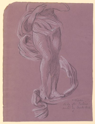 A "Szerencse" tanulmányozása alkotó: Elihu Vedder