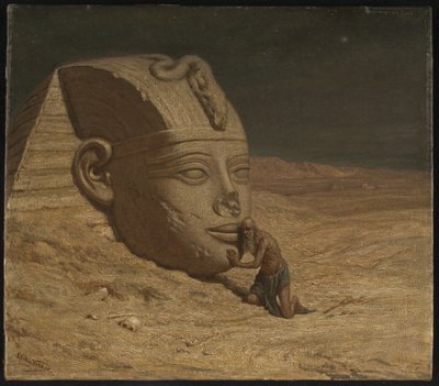 A Szfinx Kérdője alkotó: Elihu Vedder