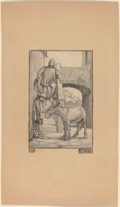A Fiú és a Szamár alkotó: Elihu Vedder