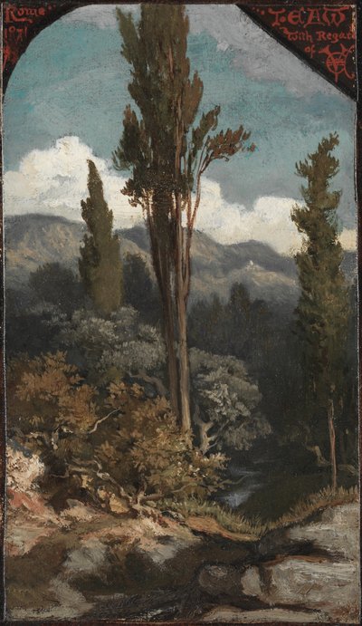 Három fa: Olaszország alkotó: Elihu Vedder