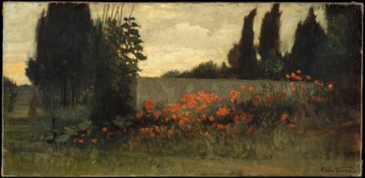 Ciprus és mák alkotó: Elihu Vedder