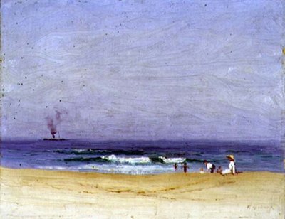 On the Beach (olaj, vászon) alkotó: Elioth Gruner
