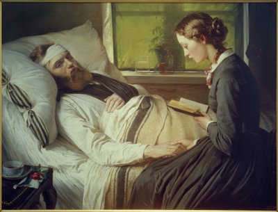 E. Jerichau-Baumann, A sebesült Solda alkotó: Elisabeth Jerichau-Baumann