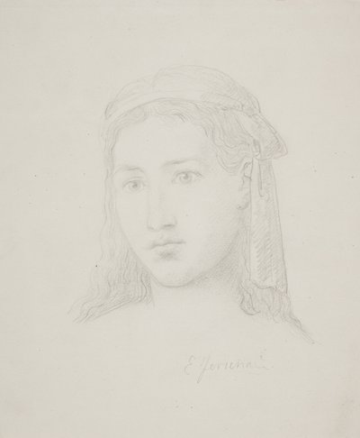 Női fej alkotó: Elisabeth Jerichau-Baumann