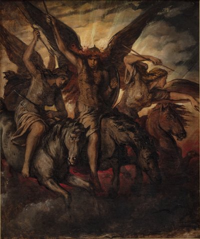 Valkűrök alkotó: Elisabeth Jerichau-Baumann