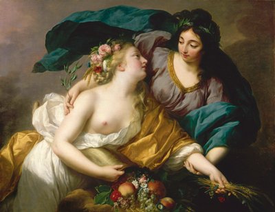 A béke visszahozza a bőséget A béke visszahozza a bőséget, 1780. alkotó: Elisabeth Louise Vigee Lebrun