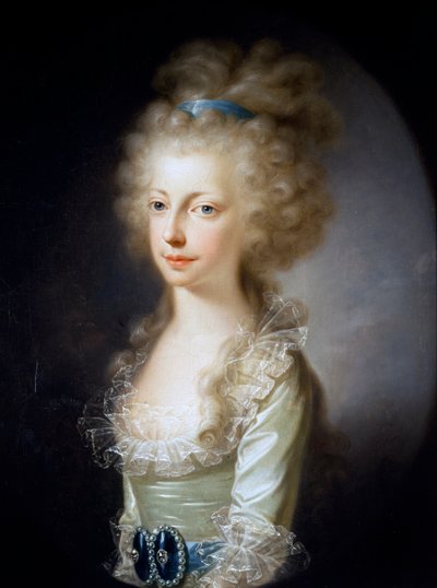 Maria Clementina osztrák főhercegnő portréja (olaj, vászon) alkotó: Elisabeth Louise Vigee Lebrun