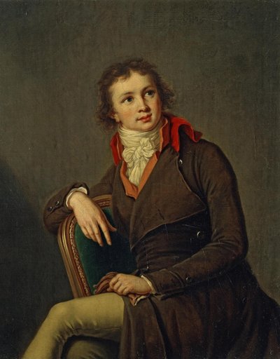 Pavel Alekszandrovics Sztroganov gróf portréja 1774-1817, 1790-es évek alkotó: Elisabeth Louise Vigee-Lebrun