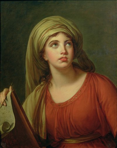 Emma Hart (kb. 1765-1815), később Lady Hamilton portréja, mint szibilla, 1792 körül alkotó: Elisabeth Louise Vigee Lebrun