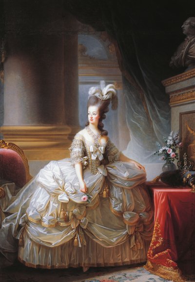 Marie Antoinette portréja (Bécs alkotó: Elisabeth Louise Vigee Lebrun