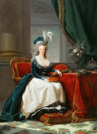 Marie Antoinette francia királynő portréja 1755-1793, 1788 körül. alkotó: Elisabeth Louise Vigee Lebrun