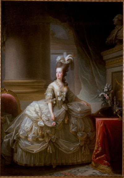 Marie Antoinette francia királynő portréja alkotó: Elisabeth Louise Vigee Lebrun