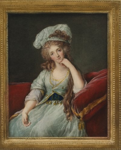 Louise Marie Adelaide de Bourbon-Ponthievre, Orléans hercegnőjének portréja alkotó: Elisabeth Louise after Vigee Lebrun