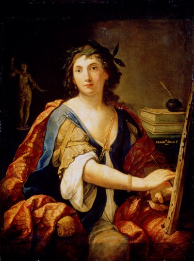 A festészet allegóriája önarckép, 1658 alkotó: Elisabetta Sirani