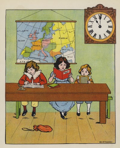 Óraidő (színes litó) alkotó: Elise H. Stewart