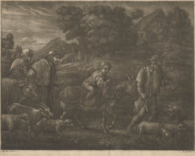Repülés Egyiptomba alkotó: Elisha Kirkall