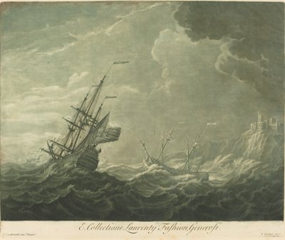 Szállítási jelenet a Lawrence Fashion gyűjteményéből, 1720-as évek. alkotó: Elisha Kirkall