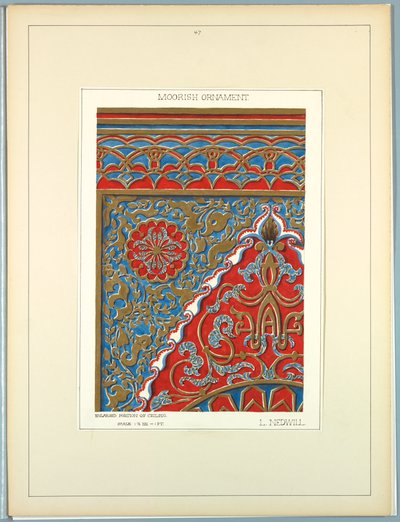 Történelmi dísz, kb. 1900 alkotó: Elizabeth A. Nedwill