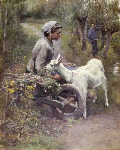 Jean, Jeanne és Jeannette, kiv. 1892 (olaj, vászon) alkotó: Elizabeth Adela Stanhope Forbes