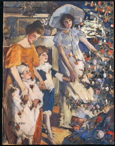 A karácsonyfa alkotó: Elizabeth Adela Stanhope Forbes
