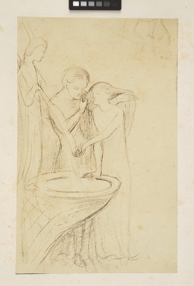 Tervek és vázlatok alkotó: Elizabeth Eleanor (1834-62) Siddal