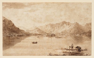 Maggiore-tó és Isola Superiore alkotó: Elizabeth Frances Batty