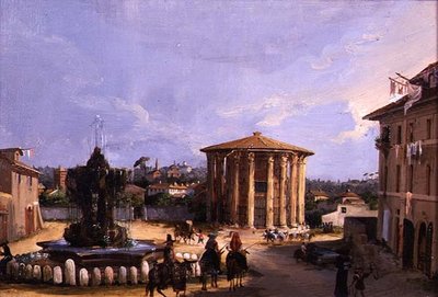 Vesta temploma, Róma (olaj, tábla) alkotó: Elizabeth Hunter Blair