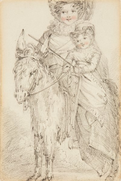 Viktória királynő gyerekként alkotó: Elizabeth Keith née Lindsay Heathcote