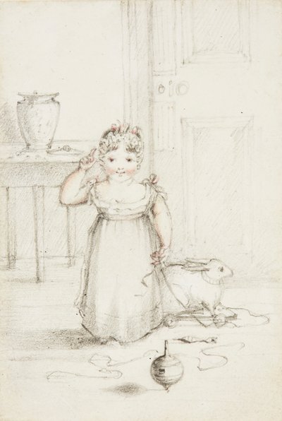 Viktória királynő gyerekként alkotó: Elizabeth Keith née Lindsay Heathcote