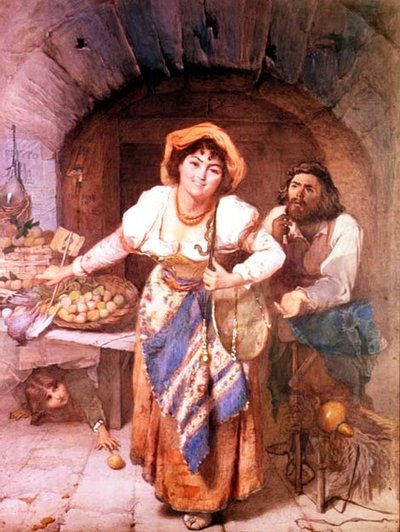 A legjobb a piacon – Vázlat a római életből alkotó: Elizabeth Murray